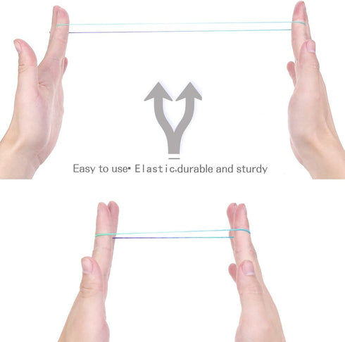 1mm Rainbow Elastic Cord Beading Thread Stretch String for Bracelet Making 109 Yard...