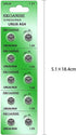 SKOANBE 10Pack SR626SW 377 LR626 AG4 1.5V Watch Battery...