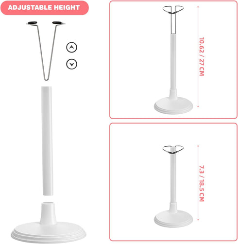 Toyvian Doll Stand Holder Doll Brackets Stands Doll Adjustable Storage Rack Doll Stands for 12 Inch Doll Display Adjustable Stand Dolls Action Fig...