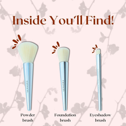 SEPHORA COLLECTION Mini Face and Eye Brush Set...