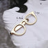 3 Pcs Metal Tie Clip Glasses Shape Tie Bar Clasp Mens Necktie Clip Pin for Anniversary Wedding Business Meeting...