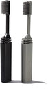 Bamboo Charcoal Folding Toothbrush for Travel Camping Holidays 2 Pack...