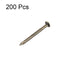 uxcell Small Tiny Hardware Nails Carbon Steel 1.5X19mm(DxL) for DIY Decorative Wooden Boxes Accessories Bronze Tone 200pcs...