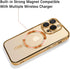 OOK Phone Case Made for iPhone 13 Pro Max (6.7 Inch) with Camera Lens Protector (Compatible with MagSafe) Anti-Scratch Shockproof Electroplated Sl...