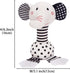 Baby Toys 0-12 Months, Black and White Newborn Toys, Soft Plush Rattle Stuffed Animal Toy with Teether and Sound, Developmental Hand Grip Toys (El...