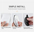 2Pcs Self-adhesive Cupboard Handles, Modern Minimalism Cupboard Door Handle, Easy Installation Cabinet Pulls, Self-stick Pull Handle for Drawer Cu...