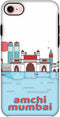 AMZER Dual Layer Hybrid Handcrafted Designer Shockproof Case with Screen Cleaning Kit for iPhone 8 - Aamchi Mumbai......