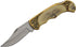 SZCO Supplies Deer Gift Box Folding Knife, Yellow...