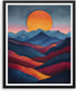 Natuyalo Paint by Numbers for Adults - DIY Adult Paint by Number Kits Painting on Canvas Mountain Painting by Numbers for Beginners, Sunset Landsc...