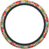 Bohemia Flowers Car Steering Wheel Cover for Womens Girls Mens 15 Inches Anti-Slip Universal Truck Vans SUV Auto Protector Accessories...