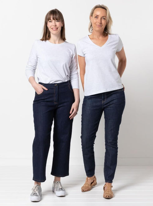 Style Arc Sewing Pattern - The Ellis Knit T (Sizes 10-22)...