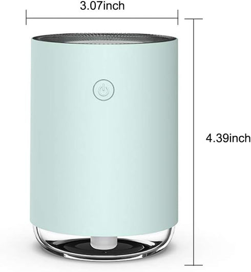 URBEST Portable Mini Humidifier, Quiet Small Cool Mist Humidifier with Night Light, 2 Mist Modes USB Personal Humidifiers for Bedroom Travel Home ...