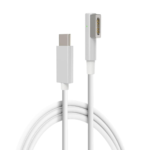 AJJ USB C to 1-Generation Magnetic Charging Cable 60W L-Tip Magnetic Head compatible with Macbook Air Pro 2006-2012...