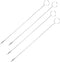 4 PCS Loop Turner Tool for Silicone Beads Loop Turner Needle Hook with Latch Tongue Crochet Tool Sewing Loop Turner Hook for Fabric Tube Straps Be...