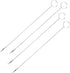 4 PCS Loop Turner Tool for Silicone Beads Loop Turner Needle Hook with Latch Tongue Crochet Tool Sewing Loop Turner Hook for Fabric Tube Straps Be...