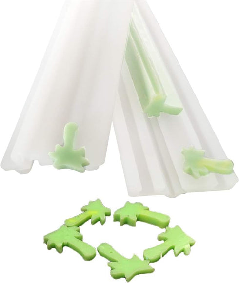 EchoDone Coconut Tree Tube Column Silicone Soap Candle Mold Embed Soap Making Supplies Silicone Mold for Soap...