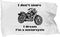 I Don't Snore I Dream I'm a Motorcycle Novelty Pillow Cover Motorbike Gifts for Biker dad Men Grandpa Uncle Pillowcase, Triumph Lover Cheap case...