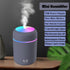 Colorful Cool Mist Mini Humidifier 300ml, USB Personal Desktop Humidifiers for Car Office Home Travel, Auto Shut-Off, 2 Mist Modes, Ultra Quiet.(g...