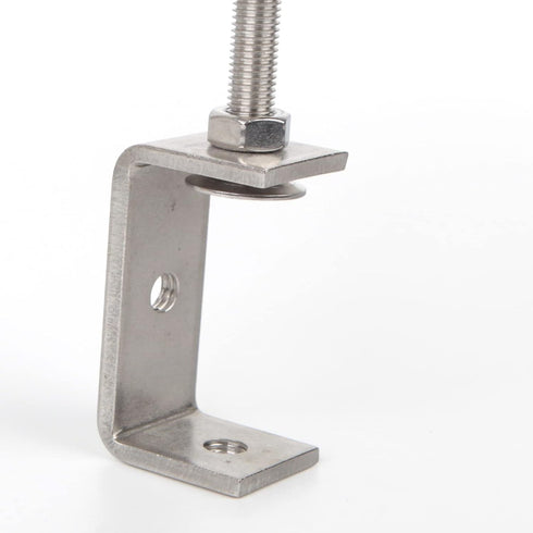 2Pcs 304 Stainless Steel C Clamp 65MM Heavy Duty C Clamp Woodworking Building Tiger Clamp Adjustable Wide Jaw Opening C Clamp...