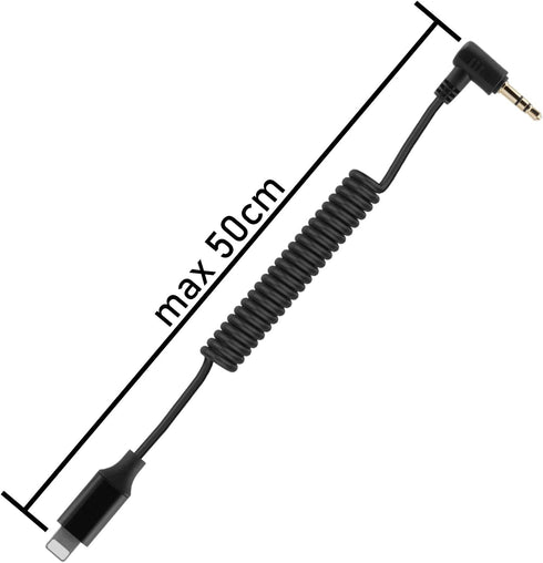 3.5mm TRS Microphone Adapter for Hollyland Lark M1 / 150 / Lark Max Wireless Lavalier Mic, Compatible with iPhone 13 12 11 Pro Max/iPAD......