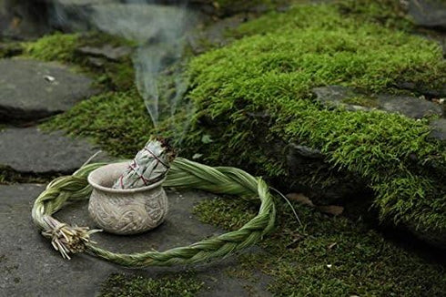 Prabhuji's Gifts California White Sage Smudge Bundles - Smudging Herbs - Sage Stick - Cleansing Incense Sticks - Sage Bundles Made with Natural In...