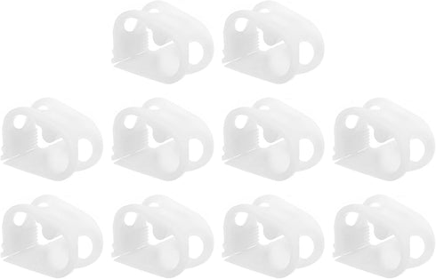 uxcell Plastic Tubing Clamps, 10pcs 1/4"-1/2" Tube OD Adjustable Tube Clamp Laboratory Pinch Valve Flow Control Hose Clamp...