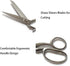 8.5 Inch Tailor Fabric Scissors Heavy Duty Dressmaker Sewing Scissors Stainless Steel Sharp Multi-purpose Shears for Cutting Cloth Fabric Denim, O...