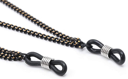 Women Men Glasses Sunglasses Chain Black Bat Eyeglass Strap Holder Eyewear Reading Glasses Retainer...