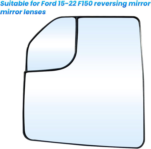 8sanlione Driver Left Side Heated Mirror Glass, Replacement for F150 2015-2022, Car Reversing Mirror Replacing Part, Side View Convex Exterior Mir...