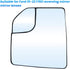 8sanlione Driver Left Side Heated Mirror Glass, Replacement for F150 2015-2022, Car Reversing Mirror Replacing Part, Side View Convex Exterior Mir...