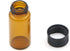 JIUWU Liquid Sample Glass Bottles Vials Screwcap Brown Lab Collection Container Capacity 5ml (0.17 Oz) Pack of 10...