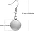 LANBEIDE 40 Packs Earrings Wire Hooks Blanks, Fit 12mm Cabochon Settings Trays, Stainless Steel Earrings Bezel for DIY Jewelry Making (Silver)...