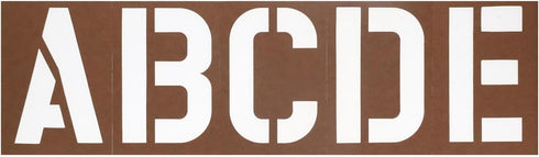 PRO ART Oiled Stencil Board Lettering, 6-inch Set, Natural...