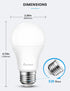 Dusk to Dawn LED Light Bulbs Outdoor, 13W Ultra Bright(100W Equivalent), 2700-Kelvin Soft White Lightbulb Built-in Photocell Sensor, Auto On/Off B...