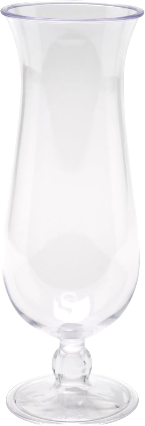 GET HUR-20-CL-EC Cheers - Break-Resistant Plastic Hurricane Glasses, 20 Ounce, 4 Pack, Clear...
