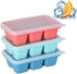 Ice Cube Trays for Freezer 3 Pack - Mini Ice Cube Trays with Lid & Easy-Release Silicone Bottom, Stackable Small Ice Cube Molds for Mini Fridge/Tr...
