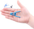 30 Pcs 2 Inch Blue Chip Clips, PVC Coating High Elasticity Strength Clothes Pins, Food Clips and Bag Clips...