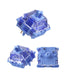 GATERON CJ Keyboard Switches, China Joy Light Dark Blue Purple Custom 5 Pin Through-Hole LED Linear Key Switches (35 PCS) (Light Blue Purple)...