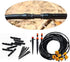 100 Pcs 1/4 Goof Drip Line Plugs Irrigation Black Barbed Hose End Plug Irrigation End Plugs for Drip Line...