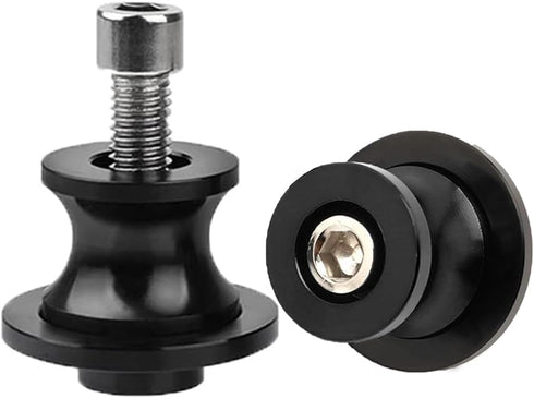 M6 Swingarm Spools, Motorcycle 6mm Sliders Stand Universal for FZ07 FZ09 FZ6 FZ8 MT03 MT07 MT09 MT10 /SP Tenere 700 XTZ1200 XSR700 XSR900 (Black)...