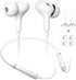 Bluetooth Neckband Headphones for Samsung S24 S23 FE in-Ear Magnetic Earbuds Noise Canceling Bass Stereo Sound Mic Wireless Headset for iPhone 15 ...