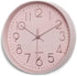 Maxspace Pink Wall Clock Silent Non-Ticking, 12in Analog Wall Clock in Battery Operated?Cute Decorative Clock for School Office Classroom Bedroom ...