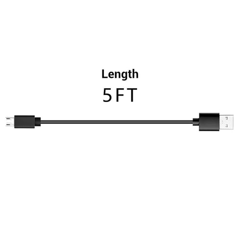 5FT Micro USB Charger Charging Power Cable Cord Compatible for Cowin e7 SE7 E9 E8 SE8 E7 Pro, Jabra Elite 45e 65t Evolve 75 65 Headphones,Bugani M...