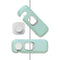 5Pcs Kids Security Refrigerator Locks.Protective Self Adhesive Latches.Pinch Proof Lock for Toddlers and Children.Ideal for Refrigerators,Cabinets...