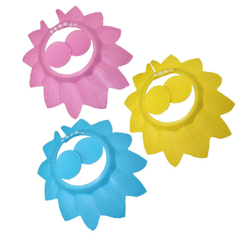 ibasenice 3pcs Baby Shower Cap Shower Caps for Kids Toddler Shampoo Baby Hair Shield Baby Shower Visor Cap Baby Safe Bath Cap Bath for Toddler Adj...