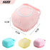 Dog Bath Brush Silicone Rubber Dog Grooming Brush Silicone Puppy Cat Grooming Cleaning for Short Long Haired Dogs and Cats Washing (Pink)...