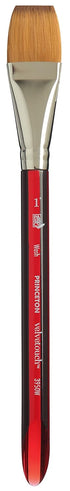 Princeton Velvetouch Artiste, Mixed-Media Brush for Acrylic, Watercolor & Oil, Series 3950 Wash Luxury Synthetic, Size 1 inch...