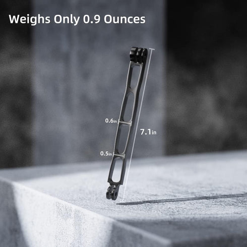 Aluminum Alloy Extension Arm for Gopro, Metal Pole Mount Helmet Stick Extension Arm Mount for Gopro 10 Black, Hero 9/MAX/8/7/6, Insta 360 One RS, ...