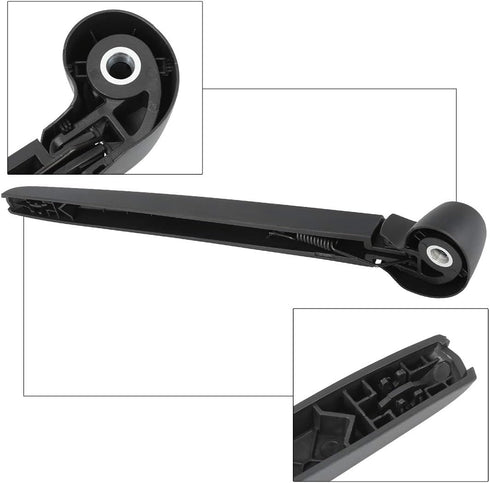 X AUTOHAUX Rear Windshield Wiper Blade Arm Set for Audi A4 Avant 2010-2016 - 400mm 16inch...