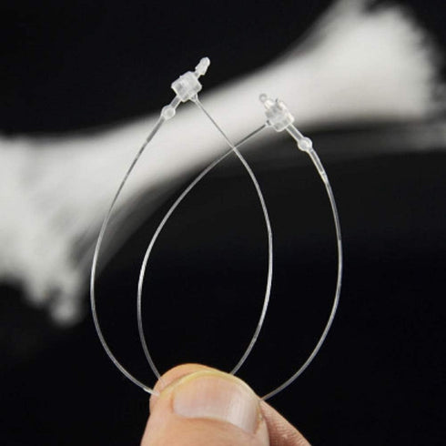5000 pcs 5" Loop Lock Security Fasteners- Snap Lock, Natural...